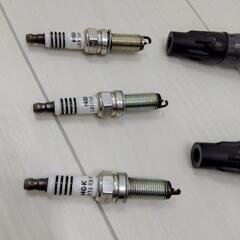 タントカスタム用イグニッションコイル＆プラグ1台分セット未使用に近い美品の画像