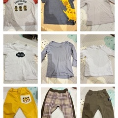 15点　夏~冬洋服　男の子 80-90 の画像