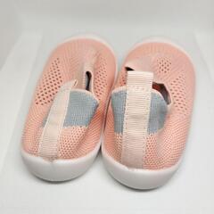 ♥️新品未使用♥️水陸両用　ピンク メッシュ スリッポンシューズ　14.5cm 水辺　川遊びの画像