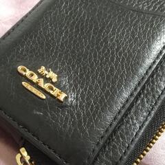 COACH　パスケース　コインケース/ミニ財布　ブラックの画像