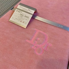 新品⭐︎Dior ボアシーツ 140×240cm ピンクの画像