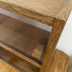木製卓上ショーケースの画像