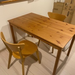 【格安！美品】IKEAダイニングセットの画像
