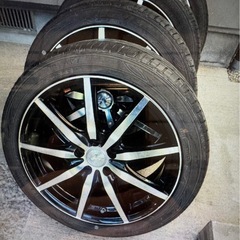 PCD100 215/45R17 タイヤ・ホイールセット 17インチ　