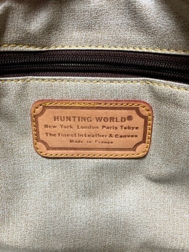 【決まりました】ヴィンテージ！HUNTING WORLD バチュー クロス ショルダーバッグ　