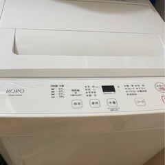 RORO YWMT55LW 全自動縦型洗濯機 容量 5.5kg