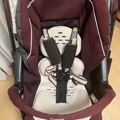 【取引中】【最終セール！】【クリーニング済】ベビーカーコンビ  両対面 1ヶ月〜ok メチャカルハンディオート4キャスエッグショックの画像