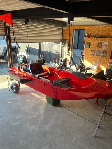 ハンターボートとエンジンその他そのまま釣り行ける？セット