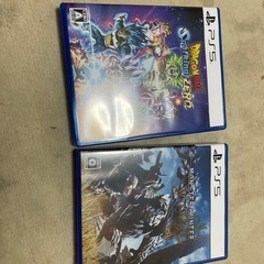 ps5ソフト2つセットドラゴンボールモンハンワイルズ