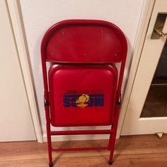 MARINES 赤パイプ椅子の画像