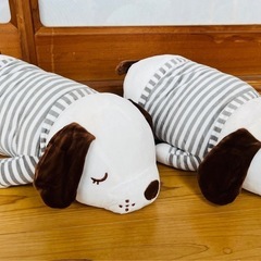 わんちゃん/くまさん だきまくら ぬいぐるみ 3種まとめの画像