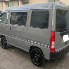 全塗装済 機関良好 不具合無し 車検付き 切替四駆 車中泊 キャンプ アウトドア 流行りの凸凹塗装塗り分けの画像