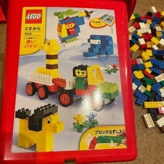 レゴ　赤いバケツ　の画像