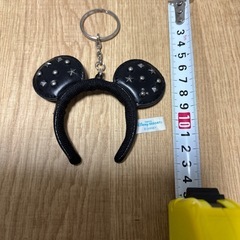 ミッキー　スタッド風カチューシャキーホルダー