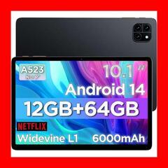 Wi-Fiモデル Android タブレット 12GB+64GB...
