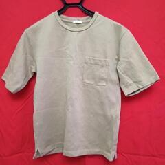 GU　ベージュ　Sサイズ　半袖Tシャツ