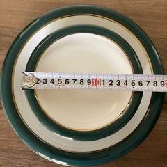 皿 6枚セット グリーン/ホワイトの画像