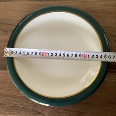 皿 6枚セット グリーン/ホワイトの画像