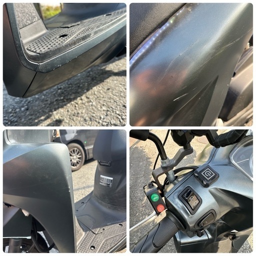 ホンダ原付二種Dio110 LEDフルカスタム スマホ充電、グリップヒーター付