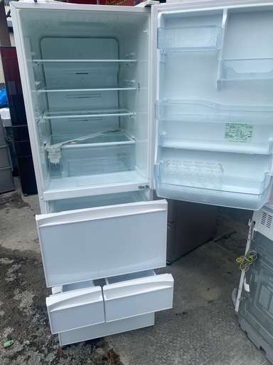 NO B227 ?福岡市内配送設置無料✨?冷蔵庫 中古 東芝 TOSHIBA GR-417GXVS(ZW) 2017年製 5ドア 41