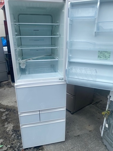 NO B227 ?福岡市内配送設置無料✨?冷蔵庫 中古 東芝 TOSHIBA GR-417GXVS(ZW) 2017年製 5ドア 41