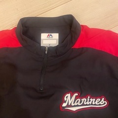 【美品】Majestics マリーンズ ベースボールブイジャン Mサイズの画像