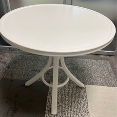 【大塚家具】　ダイニング丸テーブル　ホワイト　　  