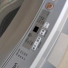 【和泉】配送可!! 美品 動作品 2020年製 AQUA 全自動洗濯機 5kg AQW-GS50H アクアの画像