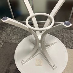 【大塚家具】　ダイニング丸テーブル　ホワイト　　  の画像