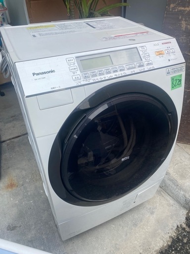 NO B229?福岡市内配送設置無料✨?パナソニック Panasonic ななめドラム式洗濯乾燥機10kg 右開き クリスタルホワイト