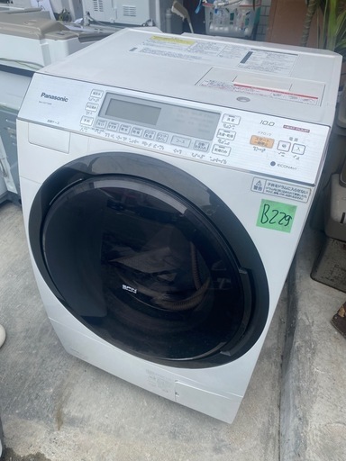 NO B229?福岡市内配送設置無料✨?パナソニック Panasonic ななめドラム式洗濯乾燥機10kg 右開き クリスタルホワイト