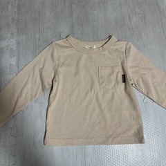 未着用　ベージュ　ロンT 90