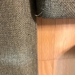 3人掛けソファ　オットマン付きの画像