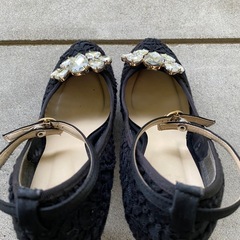 パンプス23cm エスペランサ　ハイヒール　ビジューの画像