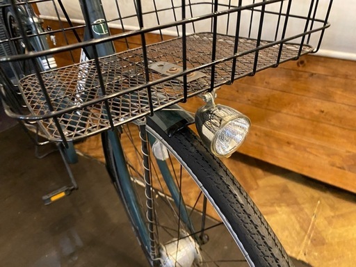 27インチ　シングルギア自転車