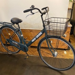 27インチ　シングルギア自転車
