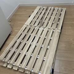 すのこ  ベッド ダブル