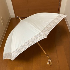 新品　【エスクール加工のUV99%】晴雨兼用パラソル長傘