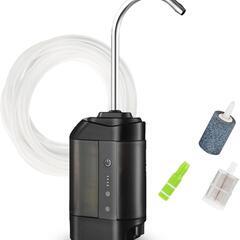 3in1アウトドアウォーターポンプ 給水 酸素供給 照明 給水ポ...