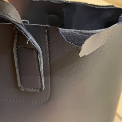 明日処分。トートバッグの画像