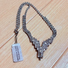 未使用品 バケットカット ネックレス パーティ