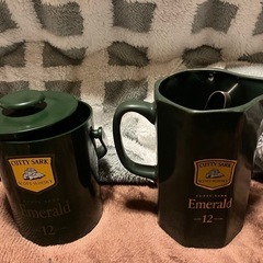 Cutty Sark Emerald 12 ピッチャーとキャニスターセットの画像