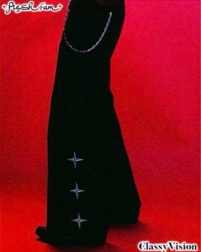 超レア　フレアデニムパンツ　紫