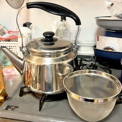 やかん 茶こし付き