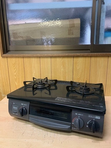 ☆ジモティ割あり☆ Rinnai LPガステーブル KSR563BKR 24年製 動作確認