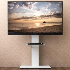 【美品】テレビスタンド ホワイト テレビ台
