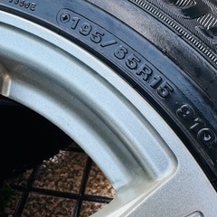 アルファード195/65R15 スタッドレス　ホイール　4本セットの画像