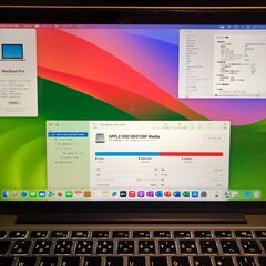 MacBook Pro Retina 13インチ Late2013・Ci5／8GB・バッテリー使用可・箱付き・Sonoma+Office2019とWindows11+OfficeのダブルOS設定済みで都度選択起動可能の画像