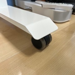 [状態良] 昇降デスク E7 FLEXISPOT 白140×70•キャスター付きの画像