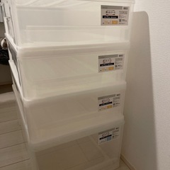 ニトリ 押入れケース(ワイド) 4点セット
